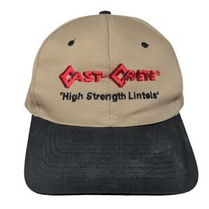Cast-Crete High Strength Lintels Snapback Hat Tan One Size Embroidered
